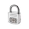 160/40 40mm Steel Case Die-Cast Body Combination Padlock (3-Digit) Carded