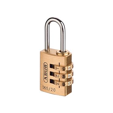 165/20 20mm Solid Brass Body Combination Padlock (3-Digit) Carded