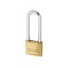 55/40mm Brass Padlock 63mm Long Shackle Carded