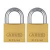 55/40mm Brass Padlocks Twin Pack