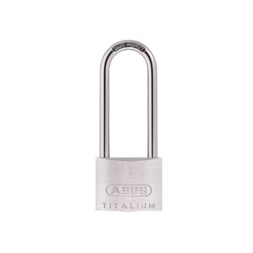 64TI/40mm TITALIUMâ„¢ Padlock 63mm Long Shackle Carded