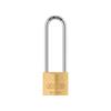 65/30mm Brass Padlock 60mm Long Shackle Carded