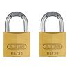 65/30mm Brass Padlock Twin Carded