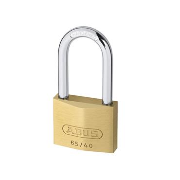 65/40mm Brass Padlock 40mm Long Shackle Carded