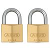 65/40mm Brass Padlock Twin Carded