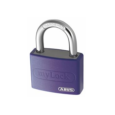 T65AL/40mm My Lock Aluminium Padlock Violet