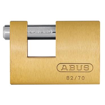 82/70mm Monoblock Brass Shutter Padlock Carded