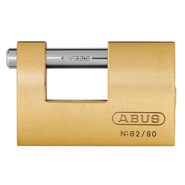82/90mm Monoblock Brass Shutter Padlock Carded