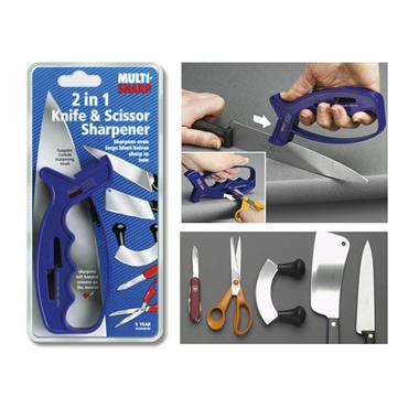 Multi-SharpÂ® 2-in-1 Knife & Scissor Sharpener