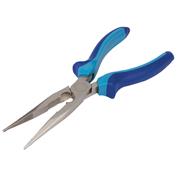 BLUESPOT LONG NOSE PLIER 8" 200MM SOFT GRIP