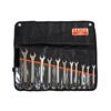 Chrome Polished Combination Spanner Set, 11 Piece