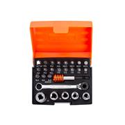 BAHCO SOCKET SET 26 PIECE 1/4" DRIVE