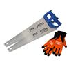2 x 244 22in Handsaws + 1 x Pair of 3875-GLOVE Gloves