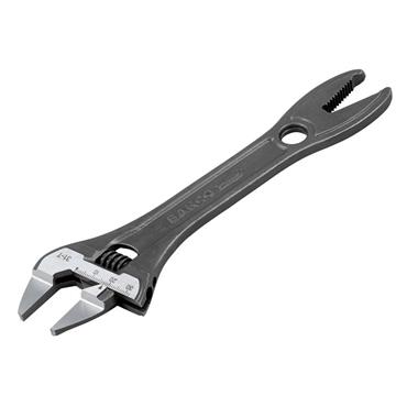 31-T Thin Jaw Adjustable Spanner with Serrated Pipe Jaws