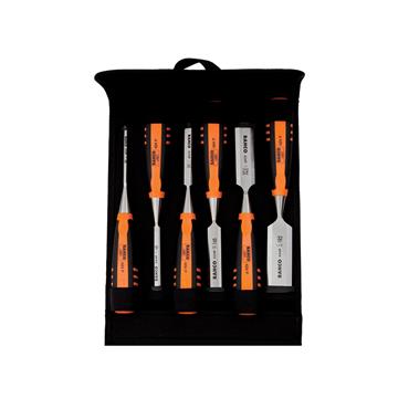 424-P Bevel Edge Chisel Set 6 Piece in Pouch