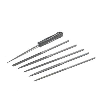 2-470-16-2-0 Needle File Set of 6 Cut 2 Smooth 160mm (6.2in)
