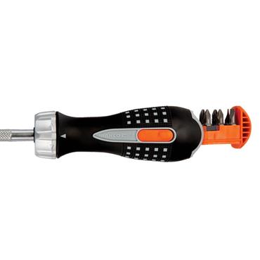 808050 Ratchet Screwdriver & 6 Bits