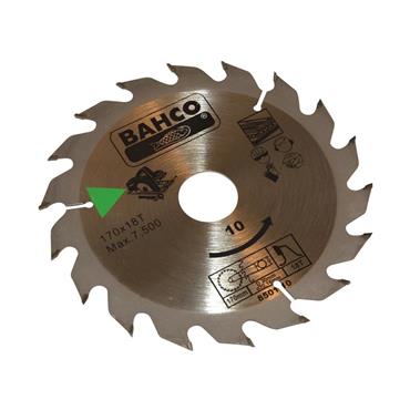 8501-10 Portable/Table Saw Blade for Wood 170 x 30mm x 18T