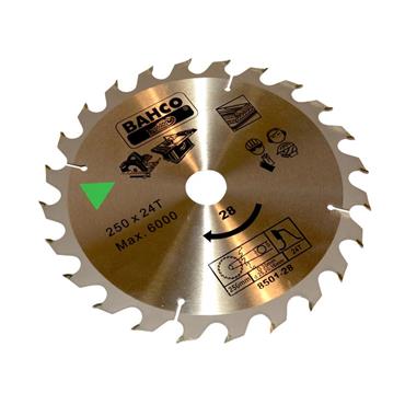 8501-28 Portable/Table Saw Blade for Wood 250 x 30mm x 24T