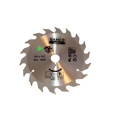 8501-7 Portable/Table Saw Blade for Wood 160 x 20mm x 18T