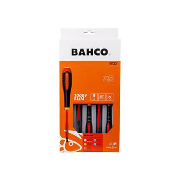 BE-9872SL ERGOâ„¢ VDE Insulated Screwdriver Set, 5 Piece