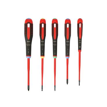 BE-9872SL ERGOâ„¢ VDE Insulated Screwdriver Set, 5 Piece