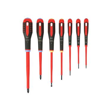 BE-9888S ERGOâ„¢ VDE Insulated Screwdriver Set, 7 Piece