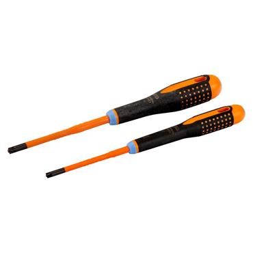 BE-9890SL ERGOâ„¢ Slim VDE Insulated Screwdriver Set, 2 Piece
