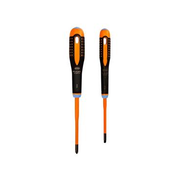BE-9890SL ERGOâ„¢ Slim VDE Insulated Screwdriver Set, 2 Piece