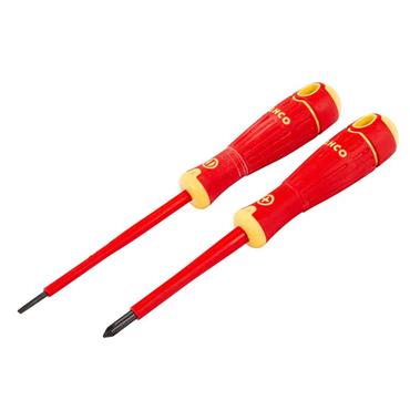B220.002 BAHCOFIT Insulated Screwdriver Set, 2 Piece