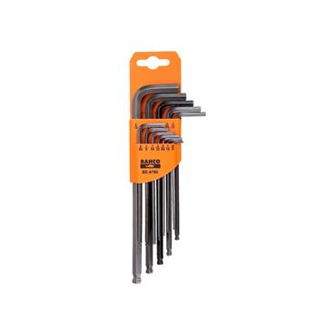 BE-9780 Imperial Long Ball End Hex L-Key Set, 12 Piece