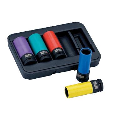 BWSS12P5 1/2in Drive Impact Wheel Socket Set, 5 Piece