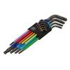 C1997LM/9P Metric Long Ball End Coloured Hex L-Key Set, 9 Piece