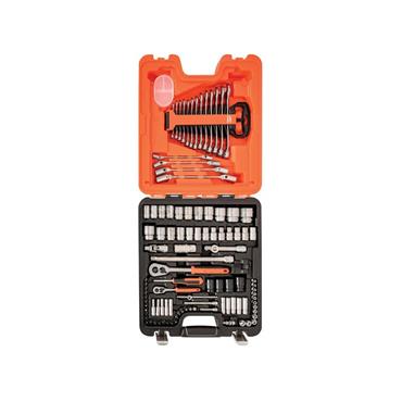S106 1/4in &1/2in DriveSocket & Spanner Set, 106 Piece