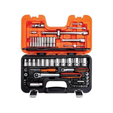 S560 1/4 & 1/2in Drive Socket Set, 56 Piece