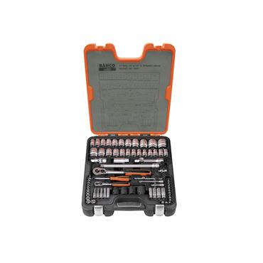 S800 1/4 & 1/2in Drive Socket Set, 77 Piece