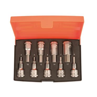 S9HEX 1/2in Drive Socket Set, 9 Piece