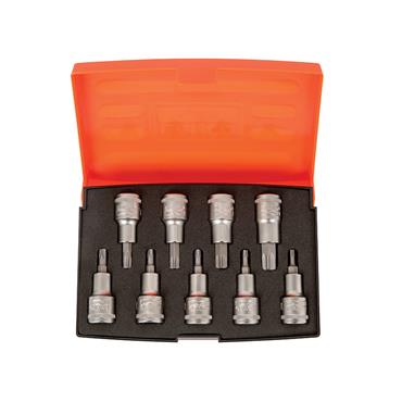S9TORX 1/2in Drive Socket Set, 9 Piece