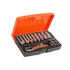 SL25L 1/4in Deep Drive Socket Set, 37 Piece
