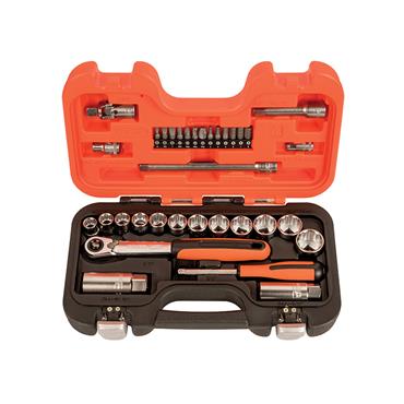 SL34 3/8in Drive Socket & Mech Set, 34 Piece