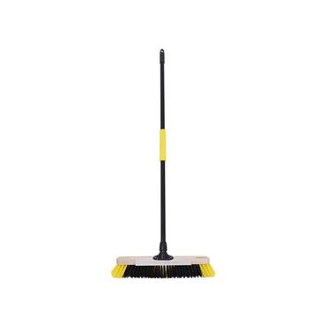 Dual Fill Soft PET Broom with Metal Scraper 457mm (18in)