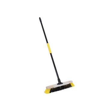 Dual Fill Soft PET Broom with Metal Scraper 457mm (18in)