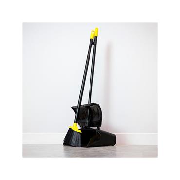 Heavy-duty Long Handled Dustpan and Brush Set