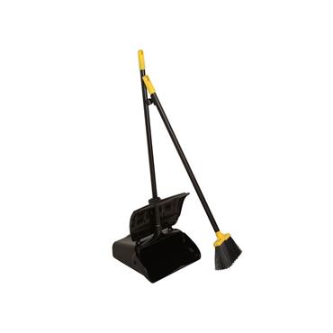 Heavy-duty Long Handled Dustpan and Brush Set