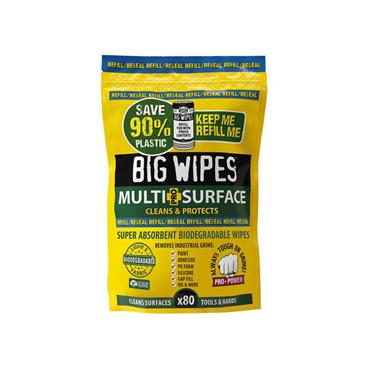 Multi-Surface Bio Pro+ Antiviral Wipes (Refill Pouch 80 Wipes)