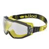 Spectrum Clear Vented Safety Googles, Black/Yellow