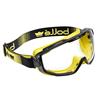 Yellow Vented Universal Goggles - Platinum Clear