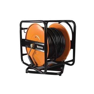 BOSTITCH AIR HOSE 3/8" 30M c/w REEL CONNECTORS OIL