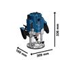 GOF 20-12 Professional 1/2in Router 2000W 240V