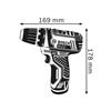 GSR 12V-15 Professional Drill Driver 12V 2 x 2.0Ah Li-ion